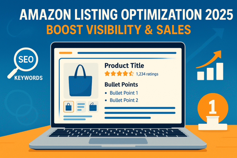 Optimize Amazon listing in (2025) : Improve Visibility, Ranking, and Sales
