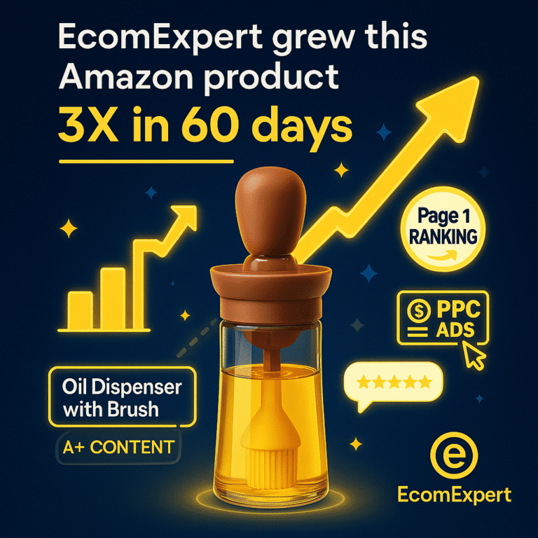 How Ecom Expert Scaled an Amazon Brand 3X in 60 Days