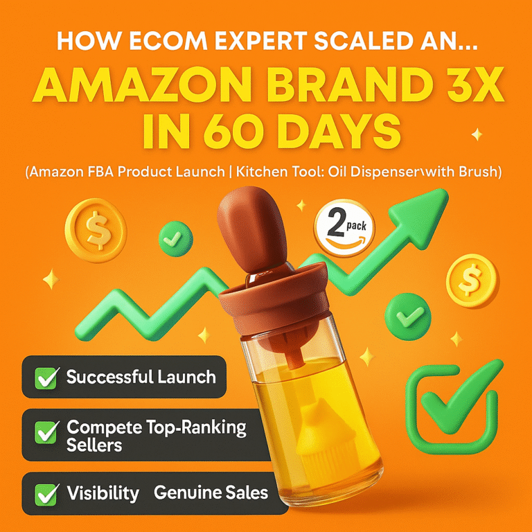 How Ecom Expert Scaled an Amazon Brand 3X in 60 Days