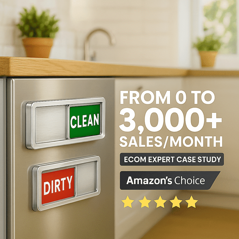 How Ecom Expert Boosted a Failing Dishwasher Magnet