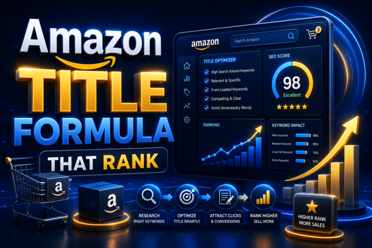 Amazon product title formula for SEO and higher rankings